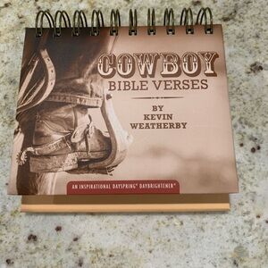 Cowboy Bible Verses Desktop Calendar.